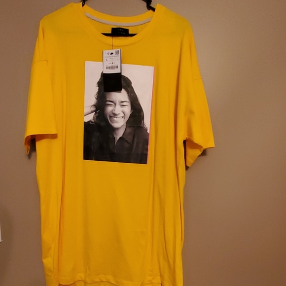 ZARA Men's Tee Shirt size large tall - Picture 5 of 6